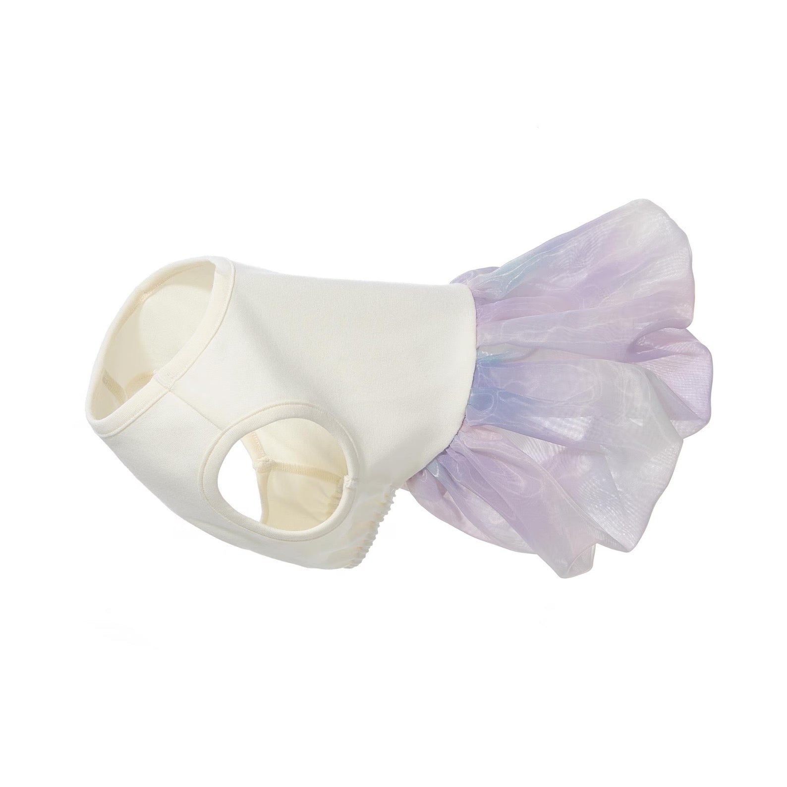 Monet Tulle Pet Bubble Dress: Cat Dog Spring Summer Top